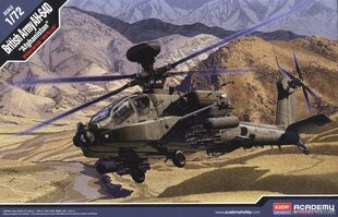 Модель для склеивания Academy 12537 British Army AH-64 Afghanistan 1/72 цена и информация | Склеиваемые модели | 220.lv