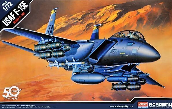 Līmējams modelis Academy 12478 F-15E 1/72 цена и информация | Līmējamie modeļi | 220.lv