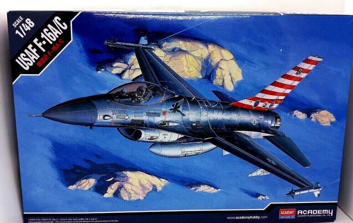 Līmējams modelis Academy 12259 F-16A SUFA 1/48 cena un informācija | Līmējamie modeļi | 220.lv