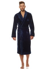 Vīriešu halāts L&L 2111, zilā krāsā cena un informācija | Vīriešu halāti, pidžamas | 220.lv