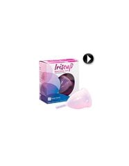 Menstruālā piltuve Iriscup Menstrual Cup Large rozā, 20 ml cena un informācija | Tamponi, higiēniskās paketes, ieliktnīši | 220.lv