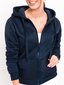 Sieviešu džemperis ar kapuci Edoti TLR003, tumši zils cena un informācija | Jakas sievietēm | 220.lv