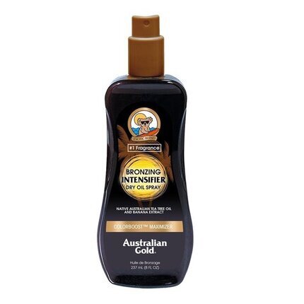 Sausā eļļa Bronzing Intensifier Australian Gold, 237 ml cena un informācija | Sauļošanās krēmi | 220.lv