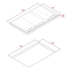 Индукционная панель Teka IZS65600 60 cм цена и информация | Варочные поверхности | 220.lv