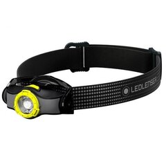 LEDLENSER MH 3 headlamp black/yellow цена и информация | Фонари и прожекторы | 220.lv