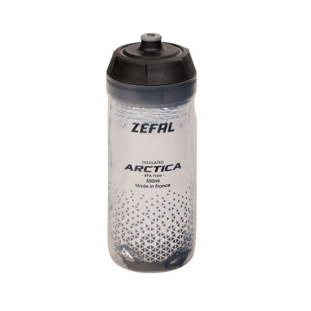 Insulated Drink Bottle Zefal Arctica 75 Silver/Black 0,75 l New 2021 цена и информация | Velo pudeles un pudeļu turētāji | 220.lv