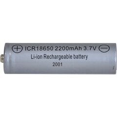 Rechargeable Battery 18650 3,7V 2200mAh Li-ion 478-05 цена и информация | Батарейки | 220.lv