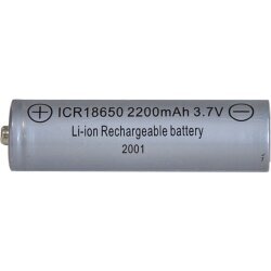 Uzlādējama baterija, 1gab., 18650, 3,7V, 2200mah Li-ion 478-05 cena un informācija | Baterijas | 220.lv