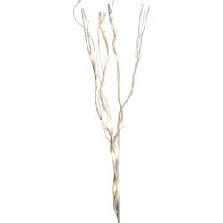 Gaismas dekors koks ar LED lampiņām balts 1,44W 8x60cm Willow dewdrop 584-32 cena un informācija | Ziemassvētku dekorācijas | 220.lv