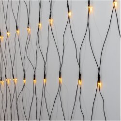 Lampiņu virtene - tīkls zeltains, 160LED, Serie LED, Golden Warm White 594-23 цена и информация | Āra apgaismojums | 220.lv