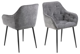 Комплект из 2 обеденных стульев Brooke, серого цвета цена и информация | Стулья для кухни и столовой | 220.lv