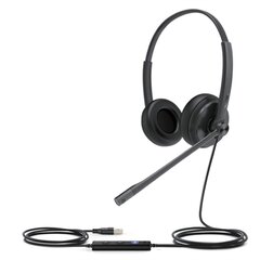 Наушники Yealink UH34 Lite Headset Wired Head-band Office/Call center Black цена и информация | Наушники | 220.lv