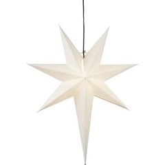Papīra zvaigzne karināma, balta, E14, 55x65cm, Frozen 231-90 cena un informācija | Ziemassvētku dekorācijas | 220.lv