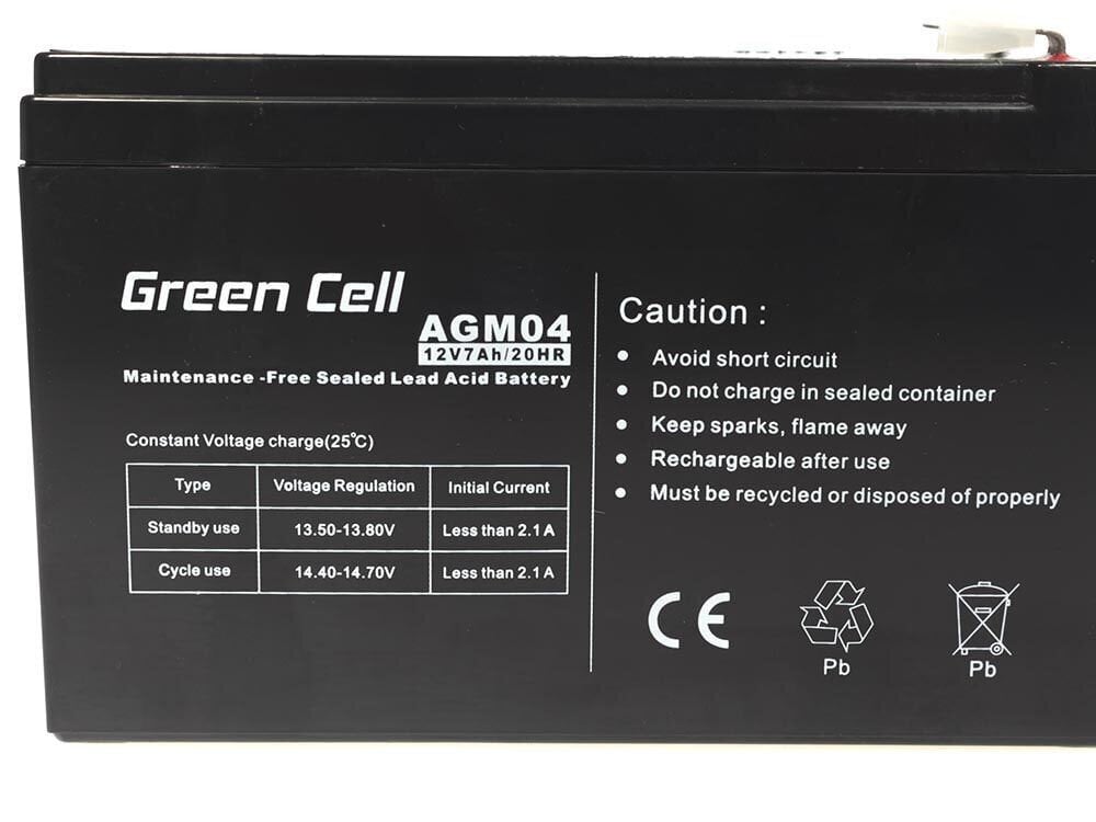 Green Cell AGM04 цена и информация | UPS- Nepārtrauktās barošanas bloki | 220.lv