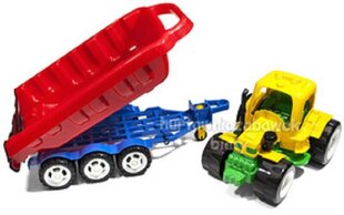 Трактор с прицепом 102см 1425 цена и информация | Игрушки для мальчиков | 220.lv