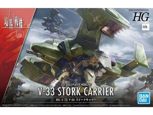 Bandai - HG Kyokai Senki V-33 Stork Carrier, 1/72, 62946 cena un informācija | Konstruktori | 220.lv