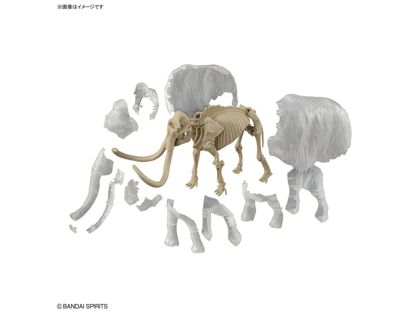 Bandai - Exploring Lab Nature Mammoth, 62179 cena un informācija | Konstruktori | 220.lv