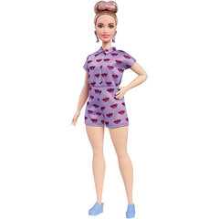 Кукла Barbie Fashionistas Doll 76 Lavender Kiss - Curvy цена и информация | Игрушки для девочек | 220.lv