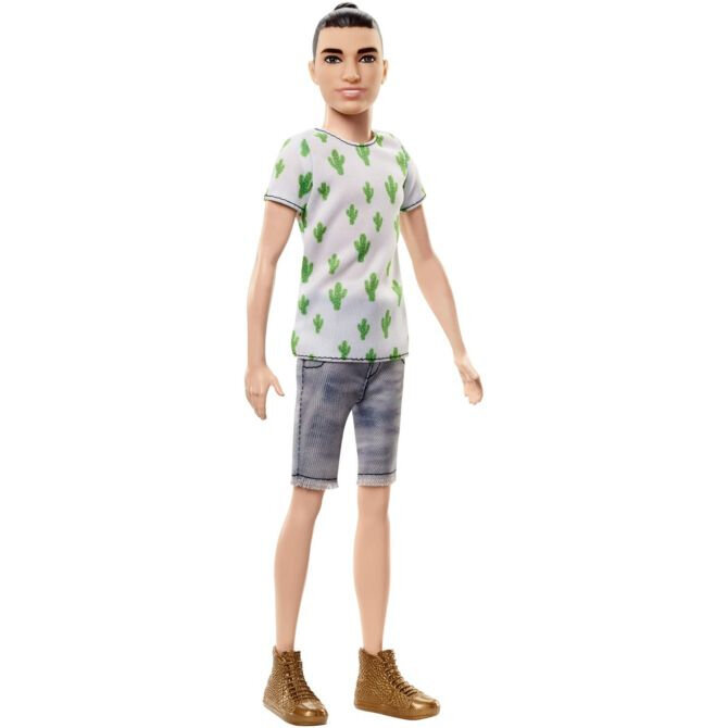 Barbie Ken Fashionistas Doll 3 Cactus Cooler - Slim cena un informācija | Rotaļlietas meitenēm | 220.lv