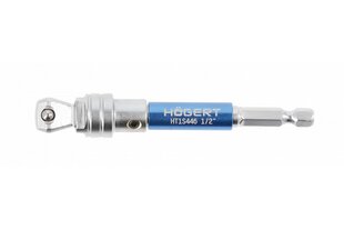 Hogert uzgaļa adapteris 100mm 1/2 ar 1/4 galu - HT1S446 cena un informācija | Rokas instrumenti | 220.lv
