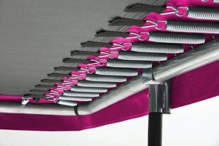 Батут Salta Comfort Edition, 305x214 см, черный/розовый цена и информация | Спортивные батуты | 220.lv