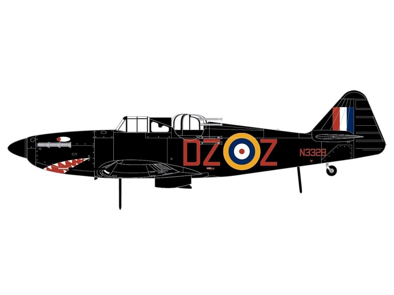 Airfix - Boulton Paul Defiant Mk.I, 1/72, A02069 cena un informācija | Konstruktori | 220.lv