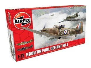 Airfix - Boulton Paul Defiant Mk.I, 1/72, A02069 цена и информация | Конструкторы и кубики | 220.lv