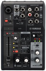 Skaņas pults Yamaha AG-03 MKII, melns цена и информация | Принадлежности для музыкальных инструментов | 220.lv