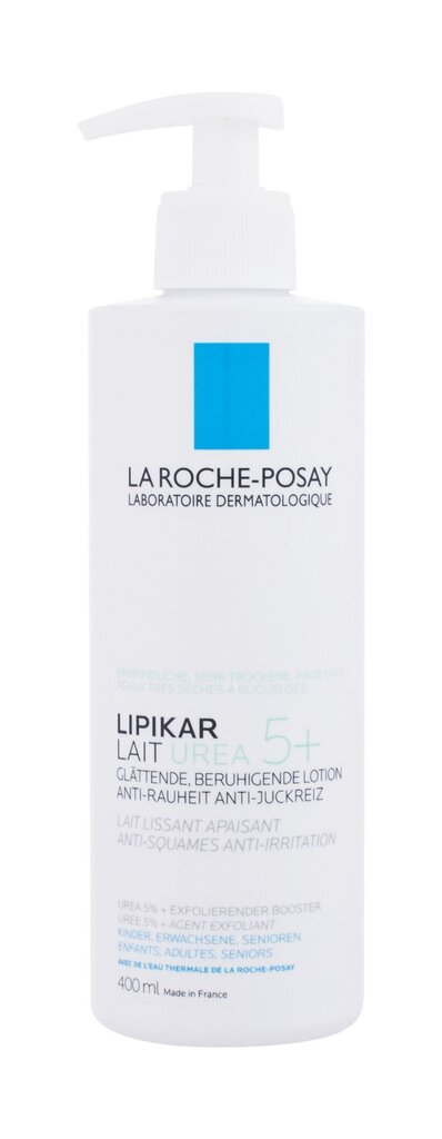 La Roche-Posay Lipikar Urea 5+ ķermeņa pieniņš 400 ml cena un informācija | Ķermeņa krēmi, losjoni | 220.lv