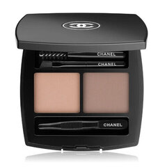 Chanel Perfect Eyebrow Kit La Palette Sourcils De Chanel (Brow Powder Duo) 4 г 02 Medium цена и информация | Карандаши, краска для бровей | 220.lv