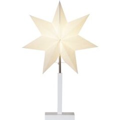 Papīra zvaigzne uz statīva balta E14 34x52cm Frozen 232-25 cena un informācija | Ziemassvētku dekorācijas | 220.lv