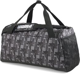Sporta soma Puma Challenger Duffel Bag S, 35 l, Castlerock-power logo aop цена и информация | Рюкзаки и сумки | 220.lv