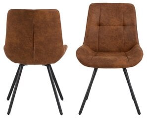 Комплект из 2 обеденных стульев Waylor, коричневый цвет цена и информация | Стулья для кухни и столовой | 220.lv