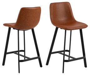 Комплект из 2-х барных стульев Oregon, коричневый цвет цена и информация | Стулья для кухни и столовой | 220.lv