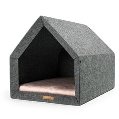 Rexproduct лежак-будка Kennel, S, серый/розовый цена и информация | Лежаки, домики | 220.lv