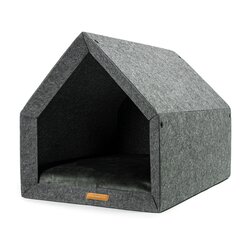 Rexproduct guļvieta - būda Kennel, M, pelēka/zaļa цена и информация | Лежаки, домики | 220.lv