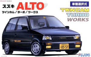 Līmējams modelis Fujimi ID-56 Suzuki Alto Twincam/Turbo/Altoworks 1/24, 46303 cena un informācija | Līmējamie modeļi | 220.lv