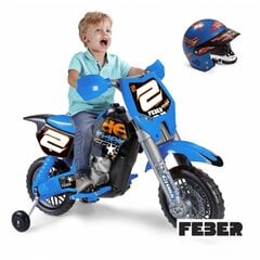 Elektriskais motokrosa motocikls Feber 6V + ķivere cena un informācija | Bērnu elektroauto | 220.lv