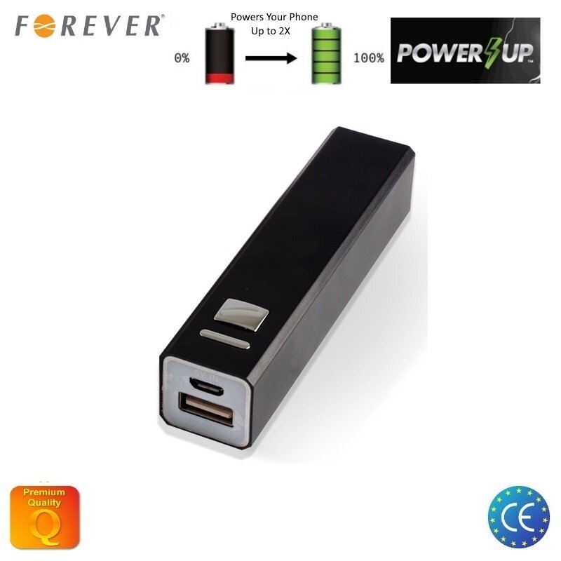 Forever PB009 Power Bank 2300mAh Universāla Ārējas uzlādes batereja USB 5V 1A Ligzda + LED Lukturis cena un informācija | Lādētāji-akumulatori (Power bank) | 220.lv