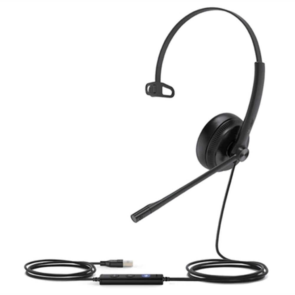 Yealink UH34 MONO TEAMS headphones/headset Wired Head-band Office/Call center USB Type-A Black цена и информация | Bezvadu garnitūra | 220.lv