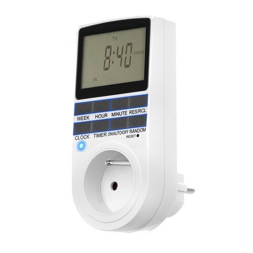 Kontaktligzdas ieslēgšanas / izslēgšanas taimeris цена и информация | Taimeri, termostati | 220.lv