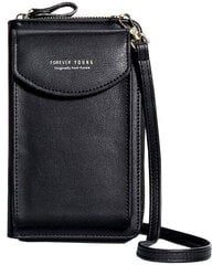 Маленькая женская сумочка T54, черная цена и информация | Женские сумки | 220.lv