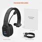 Audiocore 74452 Bluetooth Headset Headphone Noise Reuction Microphone Call CenterGoogle Siri Office Wireless цена и информация | Bezvadu garnitūra | 220.lv