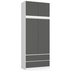 Шкаф NORE S90, серый цена и информация | Шкафы | 220.lv