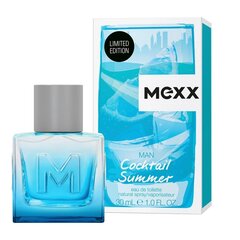 Tualetes ūdens Mexx Cocktail Summer EDT vīriešiem 30 ml cena un informācija | Mexx Smaržas, kosmētika | 220.lv