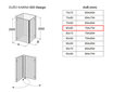 Dušas kabīne IDO Design, 80x80 cena un informācija | Dušas kabīnes | 220.lv