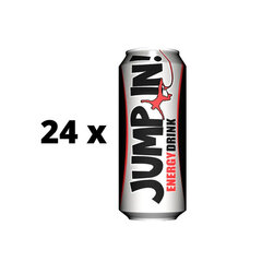 Enerģijas dzēriens JUMP IN!, 250 ml, skārdene x 24 gab. iepakojums cena un informācija | Bezalkoholiskie dzērieni | 220.lv