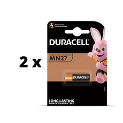 Baterijas DURACELL MN27, 1gab x 2 pak. iepakojums cena un informācija | Baterijas | 220.lv