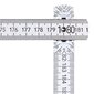 Koka saliekamais lineāls BMI ar transportieri, 2 m цена и информация | Rokas instrumenti | 220.lv