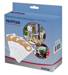 Мешок для пылесоса Nilfisk, 81943048, 4 шт цена и информация | Принадлежности для пылесосов | 220.lv